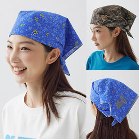 CryingCenter 3M反光迷彩碎花方巾纯棉 哭喊中心