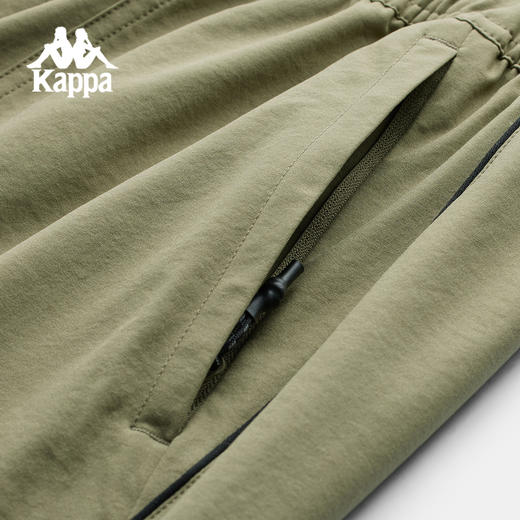 Kappa卡帕背靠背运动长裤男新款夏季宽松直筒裤刺绣口袋工装裤子KPCIBAX91 商品图4