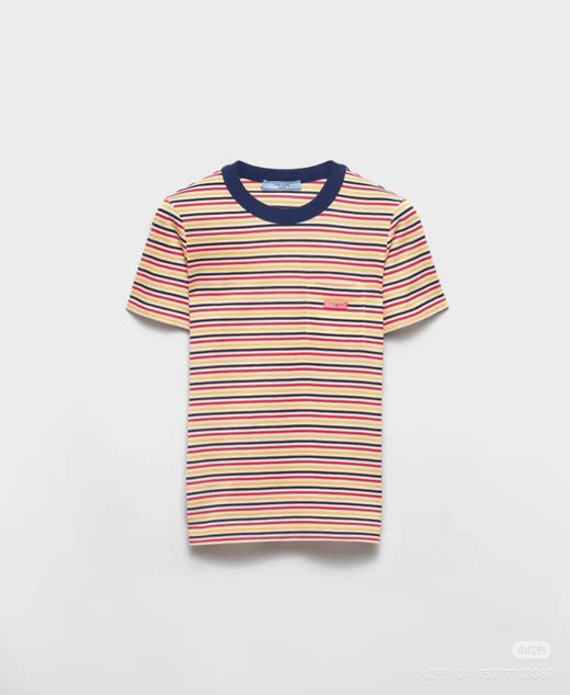 条纹圆领衫。自己备注号码颜色。  蓝条。红条 商品图1