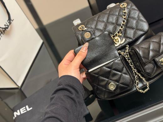 D072433黑金小青蛙可可爱爱双肩包 单肩手提包 商品图13