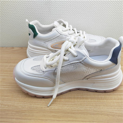 豪行夏季新款24230270运动休闲韩版中跟女鞋凉鞋网鞋 商品图2