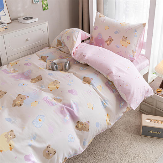 泰嗨TAIHI学生宿舍全棉印花单人床上三件套 商品图13