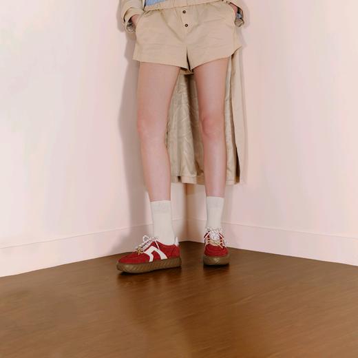 【云粉节】【思加图】BF楼思加图2025新款小音符百搭小白鞋板鞋厚底运动休闲鞋女鞋EPC08吊牌价1390，现价998 商品图5