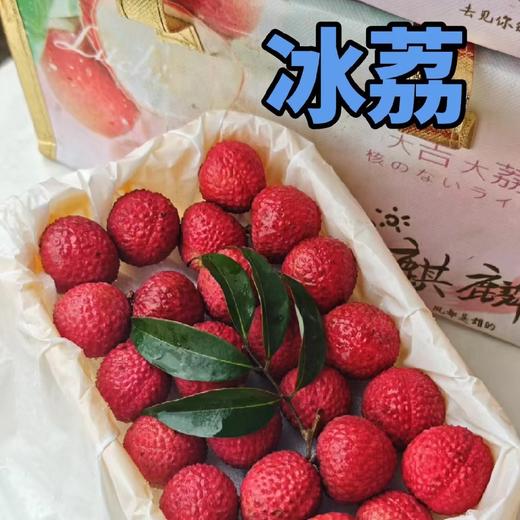 石家庄优选仓库速达 ，蜜麒麟.冰荔，又名红蜜荔，果肉肉质细腻无渣，清甜带蜜味，风味浓郁 ，净重 2.5斤礼盒装 商品图0