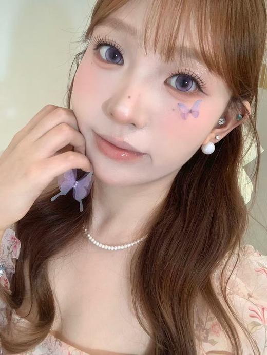 【大直径】PAPADOX-薰衣紫雾 紫-14.5mm【月抛 0-800度 无525/575】 商品图6