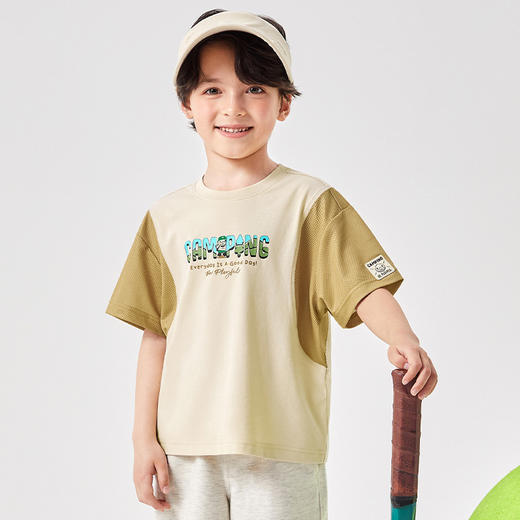 B.DUCK小黄鸭童装夏季男童短袖T恤105-150 BF2501910A 商品图2