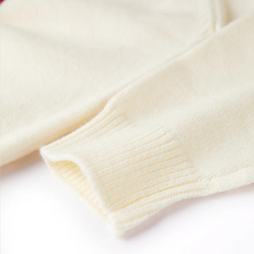 【辛巴娜娜】simbanana童装女中大童春秋款蝴蝶结嵌花毛衣 商品图4