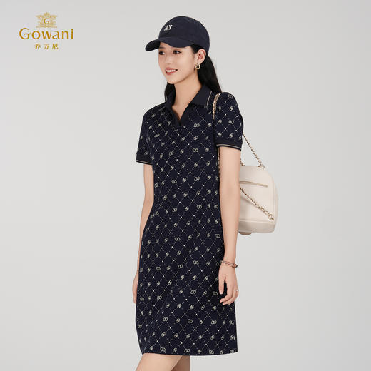 乔万尼2025新品POLO领运动休闲连衣裙ED2E421 商品图2