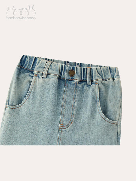 侧开叉微喇叭裤 商品图2