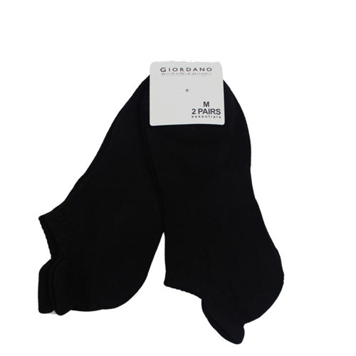 佐丹奴男装棉质舒适透气短袜（两双）01155018 商品图0