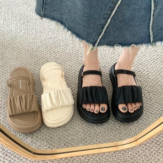 【YW】无忧购韩系休闲踩屎感厚底两穿沙滩鞋0523（截单后3-5天发货) 商品图1