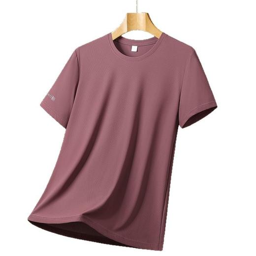 【DSK】大依优型大码冰丝凉感提花短袖T恤男夏季潮牌宽松大码休闲运动体恤上衣 商品图4