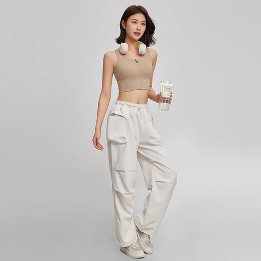 跃牌【轻匀系列】2025高强度前拉链运动内衣女防震防下垂裸感速干瑜伽服背心带胸垫WX407 商品图4