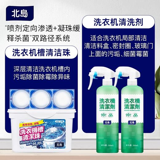 【品牌方直发】北岛洗衣机槽清洁珠专用清洁剂 商品图2