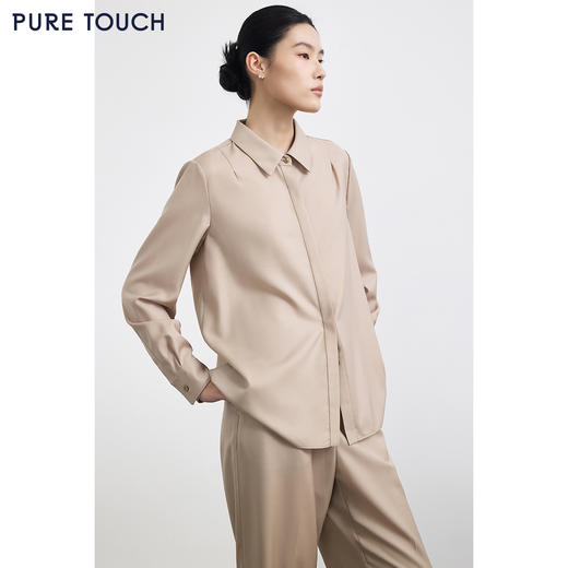 PURE TOUCH春秋职场通勤必备女士衬衫优雅百搭显气质 商品图0
