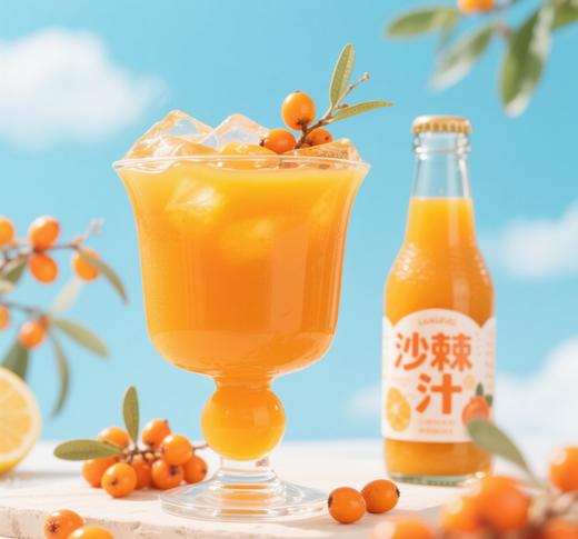 色达沙棘汁饮料  清爽解腻  补充维生素 商品图0