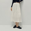 森马半身裙女高腰松紧腰宽松A字塔裙优雅显高秋花边长裙温柔甜美 商品缩略图2