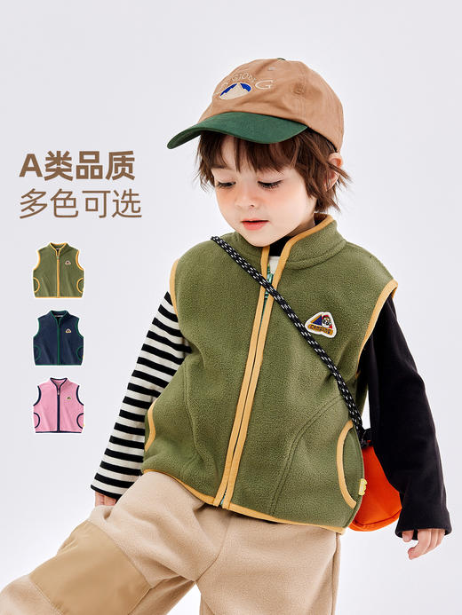 【新品】嘟嘟家宝宝马甲冬装儿童背心秋季2025新款女童衣服男童上衣童装潮 商品图1