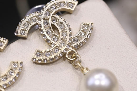 大Ｃ吊珍珠耳环 商品图3