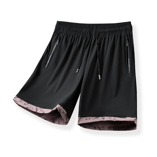 【DSK】大依优型大码休闲冰丝五分裤运动短裤男夏季薄款宽松篮球速干裤 商品图5