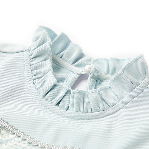 【辛巴娜娜】simbanana女童连衣裙春秋款新款儿童公主裙子宝宝洋气网纱 商品图3