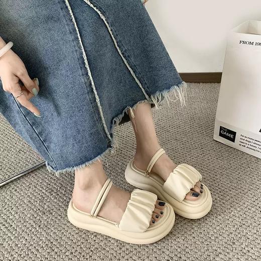 【YW】无忧购韩系休闲踩屎感厚底两穿沙滩鞋0523（截单后3-5天发货) 商品图2