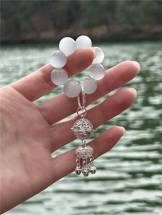 【普陀山】猫眼好运铃铛手捻 招财进宝-普陀山发货 商品图6