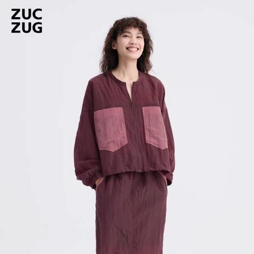 2楼素然轻薄拼色尼龙布夹克吊牌价1650 商品图0