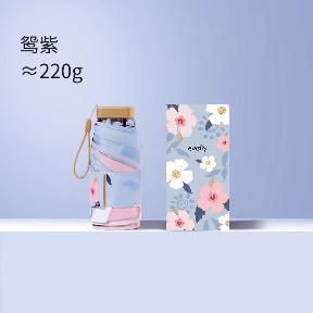 六折黑胶趣味小扁伞 商品图3