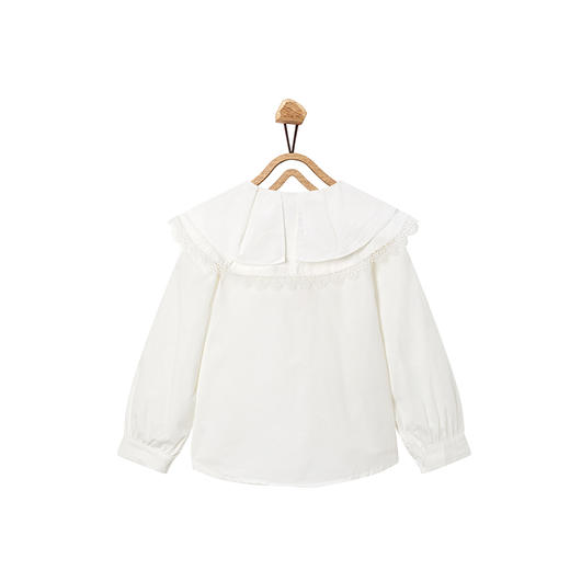 【辛巴娜娜】simbanana女童花边领娃娃衫儿童春秋季新款尖领衬衣时尚女孩 商品图1