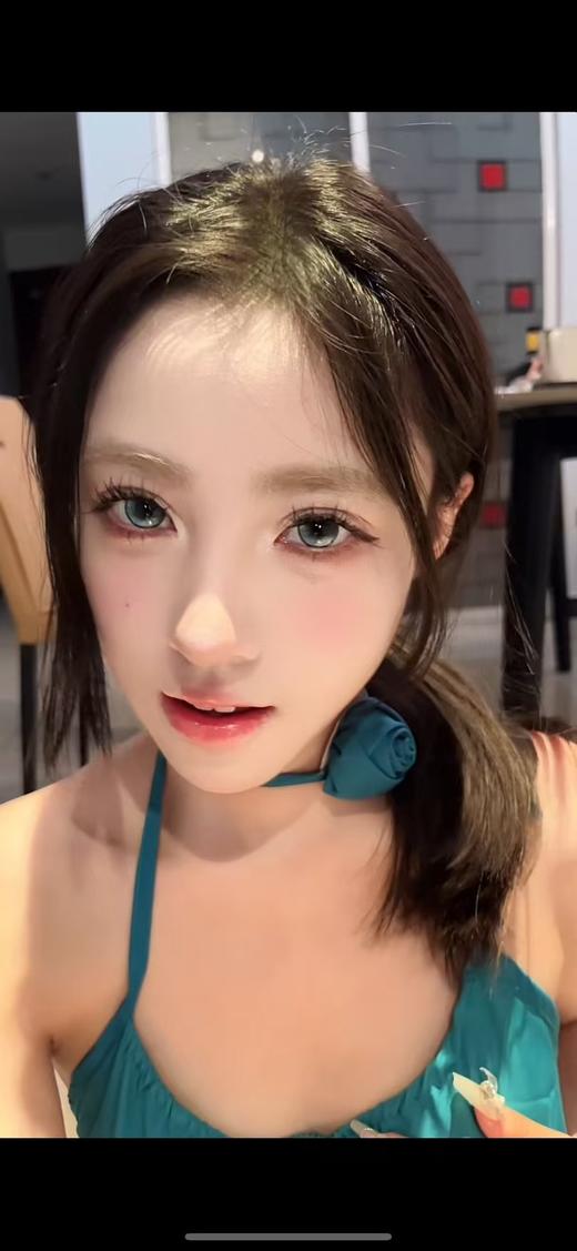 【大直径】PAPADOX-清霜碧玉 绿-14.5mm【月抛 0-800度 无525/575】 商品图5