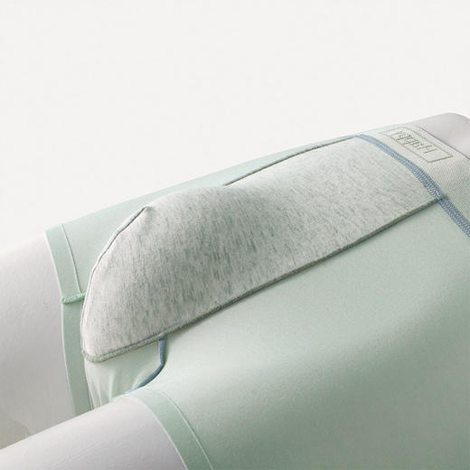 XN-TH9080  80S兰精莫代尔男士内裤纯色无痕平角裤中腰男生内裤 商品图3