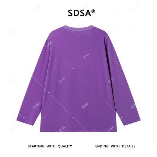 T4343SDSA秋季新款男士痞帅纯色亲肤玉米格设计圆领长袖T恤百搭时尚 商品图5