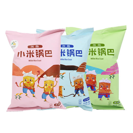 【休闲零食】米脂小米锅巴五香味麻辣味烧烤味休闲零食 商品图4