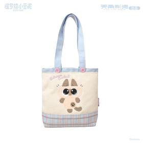 暹罗猫小豆泥-小豆泥的日常系列-毛巾绣单肩包