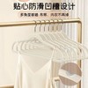 超值10个装！【植绒防滑，呵护衣物！】植绒衣架防滑 无痕不起肩家用衣柜挂衣 加厚收纳衣撑 酒店宿舍晾衣架-QA 商品缩略图4