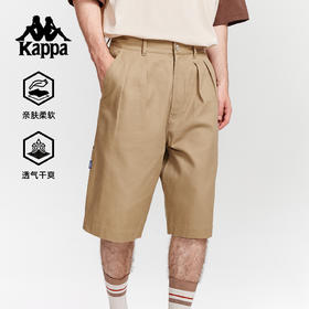 Kappa卡帕背靠背运动短裤男2025新款夏季休闲宽松五分裤女运动裤KPCICDY17