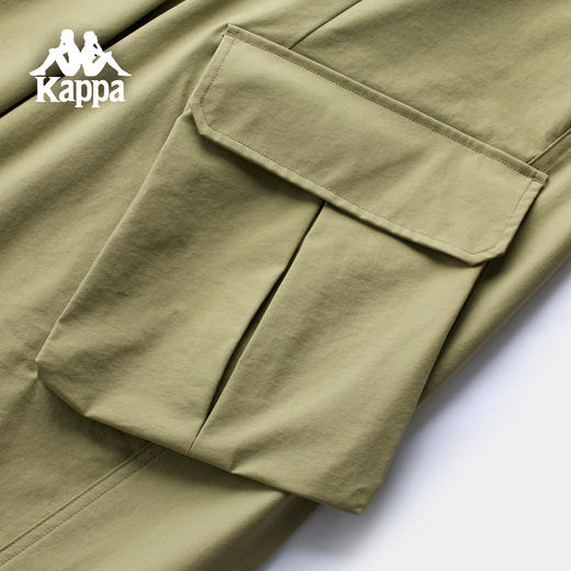 kappa卡帕背靠背运动长裤女2025新款秋季宽松直筒裤阔腿裤休闲裤KPDJBAX90 商品图2
