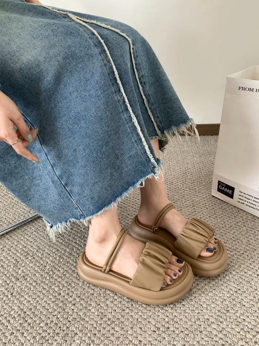 【YW】无忧购韩系休闲踩屎感厚底两穿沙滩鞋0523（截单后3-5天发货) 商品图7