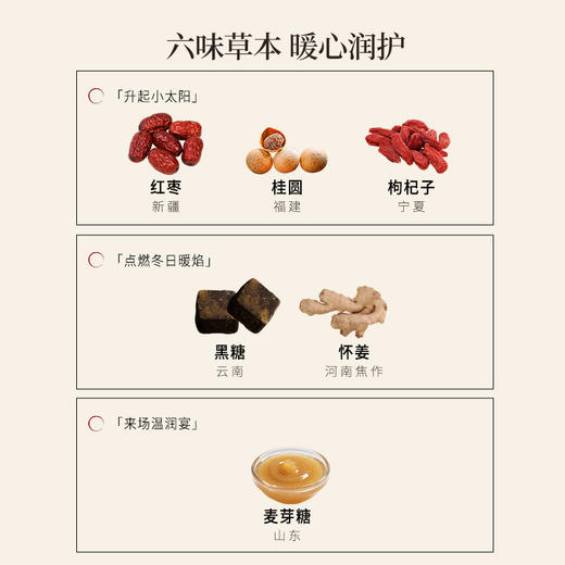 正安 温阳姜枣膏 六味草本暖心润护 九蒸九晒怀姜温而不燥 非遗膏滋制作 180g/盒 商品图2