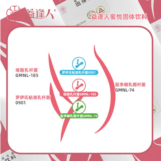 益逢人蜜悦益生菌固体饮料 商品图1