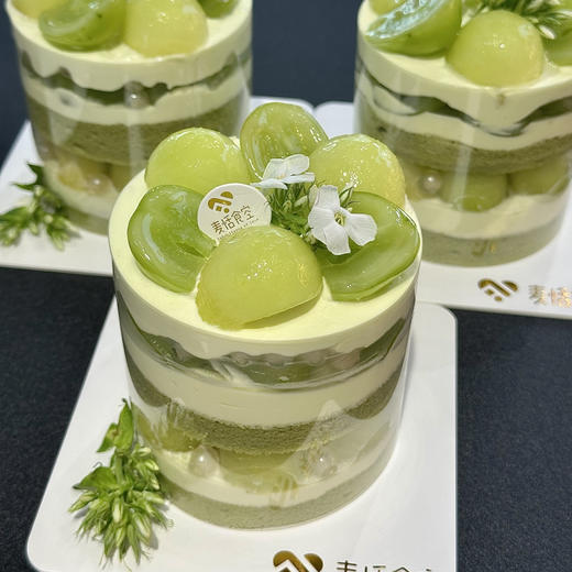 多巴胺蜜瓜（约11点做好）茉莉蜜瓜奶油 蜜瓜爆爆珠和晴王夹心 商品图0