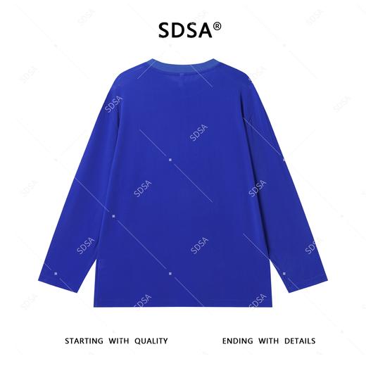 T4343SDSA秋季新款男士痞帅纯色亲肤玉米格设计圆领长袖T恤百搭时尚 商品图5