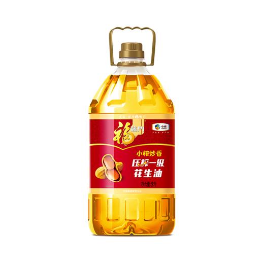 福临门小榨炒香压榨一级花生油 5L 商品图0