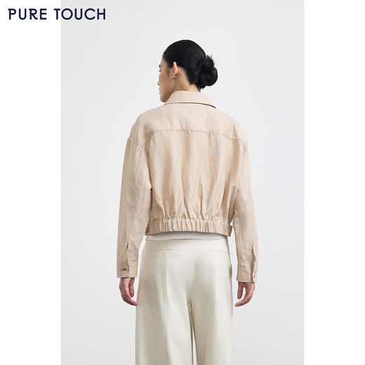 PURE TOUCH春秋通勤必备女士箱型夹克防风抗皱百搭 商品图4
