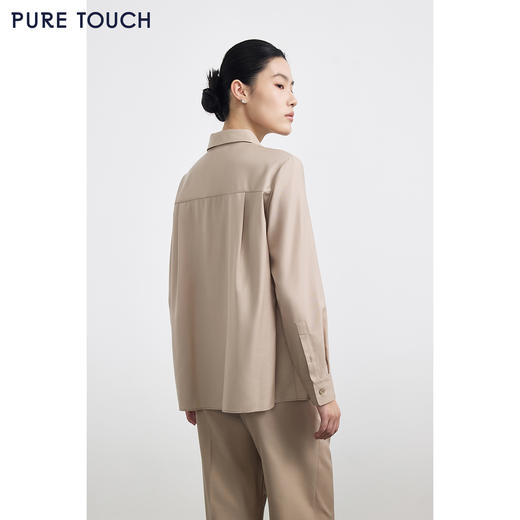 PURE TOUCH春秋职场通勤必备女士衬衫优雅百搭显气质 商品图3