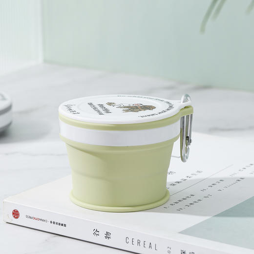 小林漫画   食品级硅胶便携  三色 折叠杯 商品图2