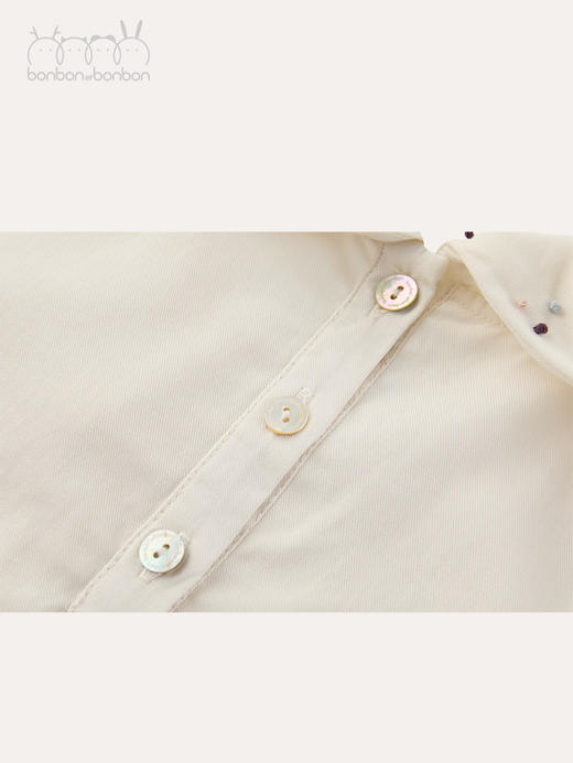 荷叶边手工绣花上衣 商品图4