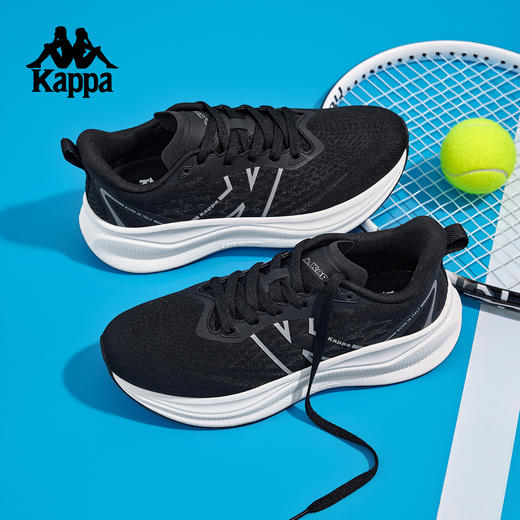 Kappa卡帕背靠背运动鞋男款新款夏季网面透气跑鞋情侣款运动鞋女K0FY5MQ20 商品图0