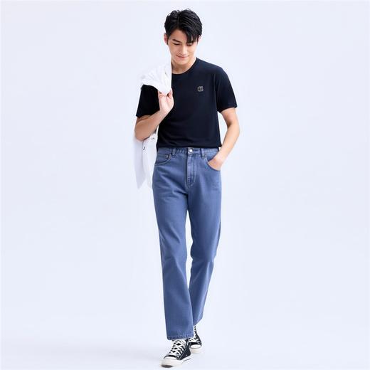 佐丹奴BM男装25年新款纯棉直筒牛仔裤13115109 商品图3